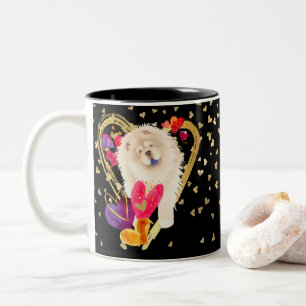 TU FAIS DE MON COEUR BLER - Cream Chow mug