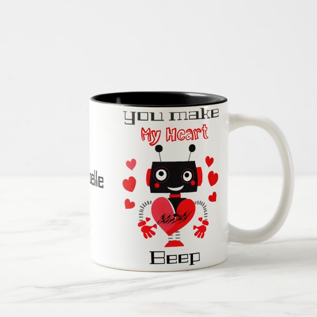 Tu fais de mon Coeur une Mug Beep (Droit)