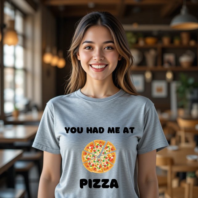 Tu M'As Eu À La Pizza T-Shirt Drôle Nourriture (Créateur téléchargé)