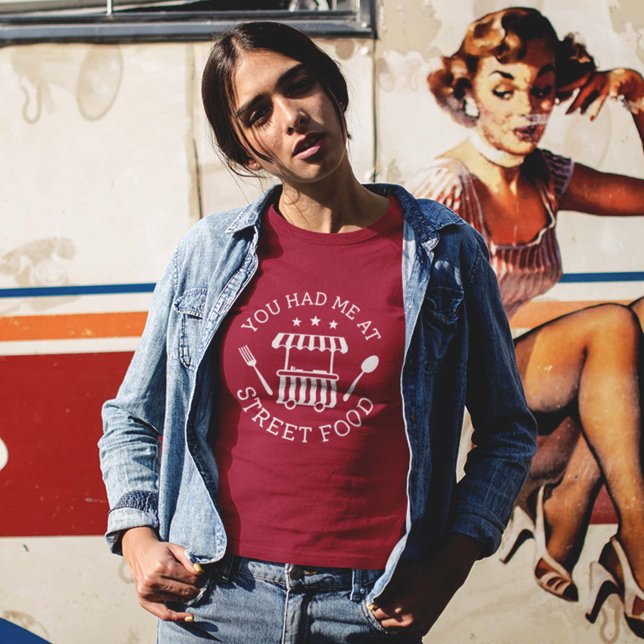 Tu M'As Eu Au T-shirt Street Food (Créateur téléchargé)