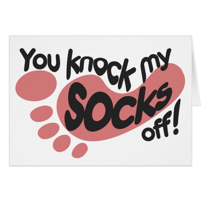 Tu me fais tomber les chaussettes (Devant horizontal)