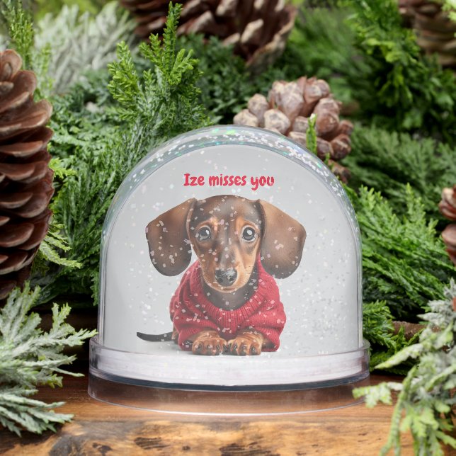 Tu Me Manques Dachshund (Hiver)