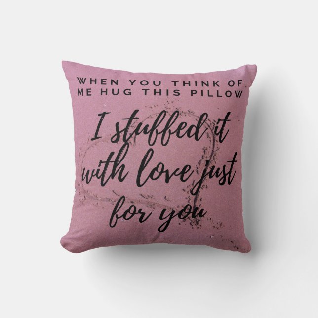 Tu me serres coussin dans tes bras (Recto)