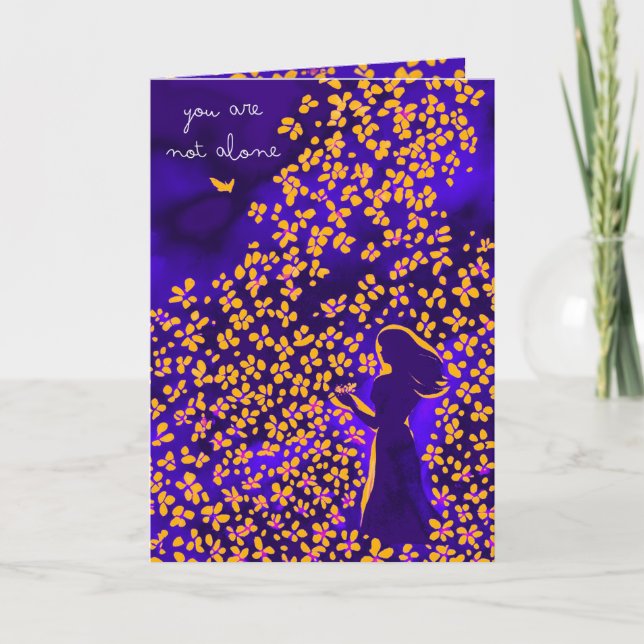 Tu n'es pas seul - Une carte de foi (Devant)