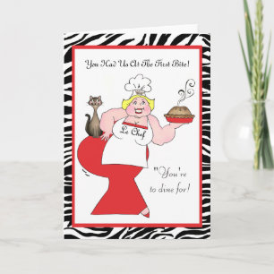 "Tu Nous As Eu Au Premier Bite !" cartes de remerc