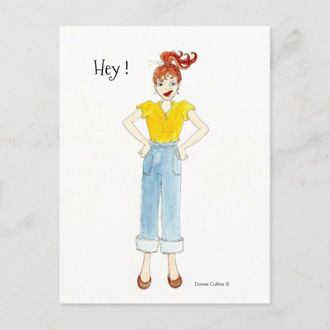 Tu vas jamais écrire, Carte postale (Devant)