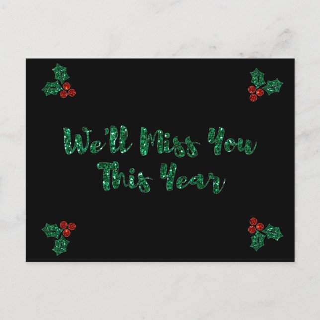 Tu vas manquer la carte de vacances pour la danse  (Devant)