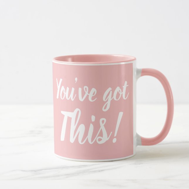 Tu vas y arriver ! Mug féminin (Droite)
