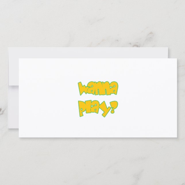 Tu veux jouer ? (Devant)