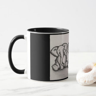 Tu Vois, Écoute, Ne Parle Pas De Mug D'Éléphant Ma