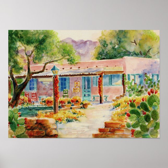 Tubac Historical Society 1903 Impression sur toile (Devant)