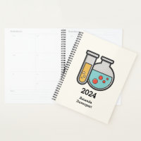 Tube d'essai de chimie et bécher