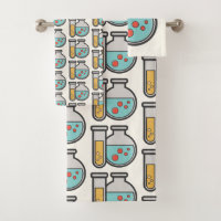 Tube d'essai de chimie et Motif de bécher
