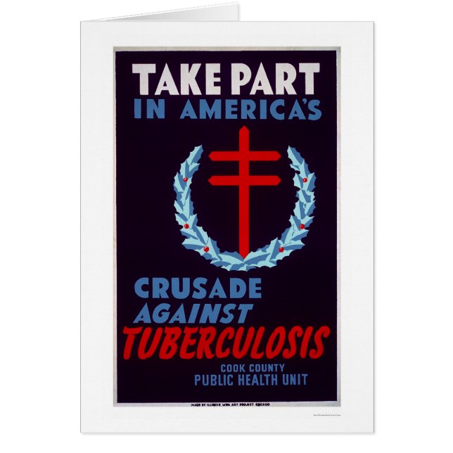 Tuberculose de combat WPA 1940 (Devant)