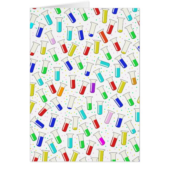 Tubes à essai en verre de dessin animé (Devant)