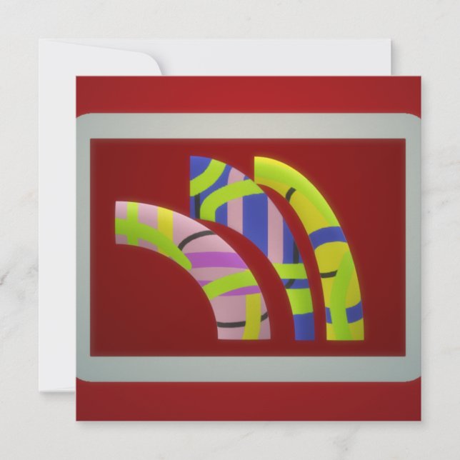 Tubes design d'art graphique moderne sur prune som (Devant)