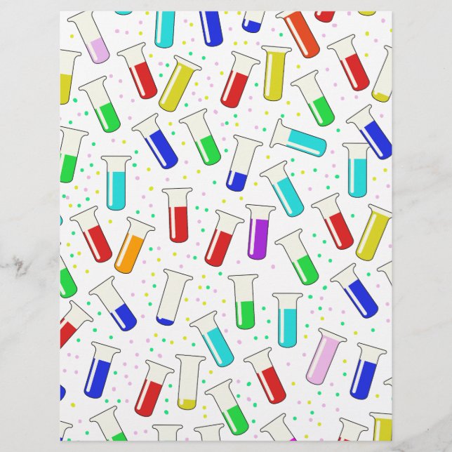 Tubes d'essai en verre de dessin (Devant)