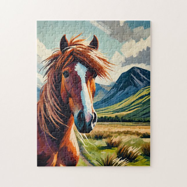 Tucker le cheval 250 Piece Puzzle (Vertical)