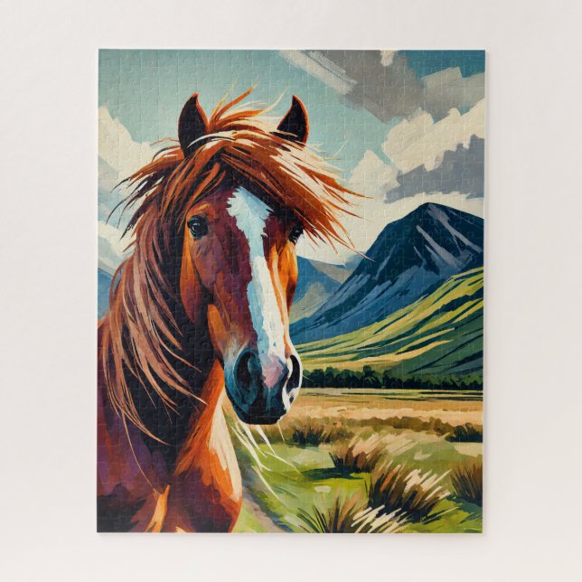 Tucker le cheval 500 Piece Puzzle (Vertical)