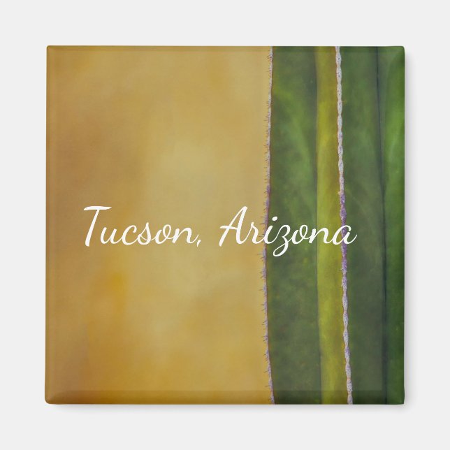 Tucson Arizona cactus Magnet (Devant)