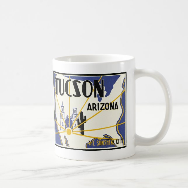 Tucson Arizona Coffee Mug (Droite)