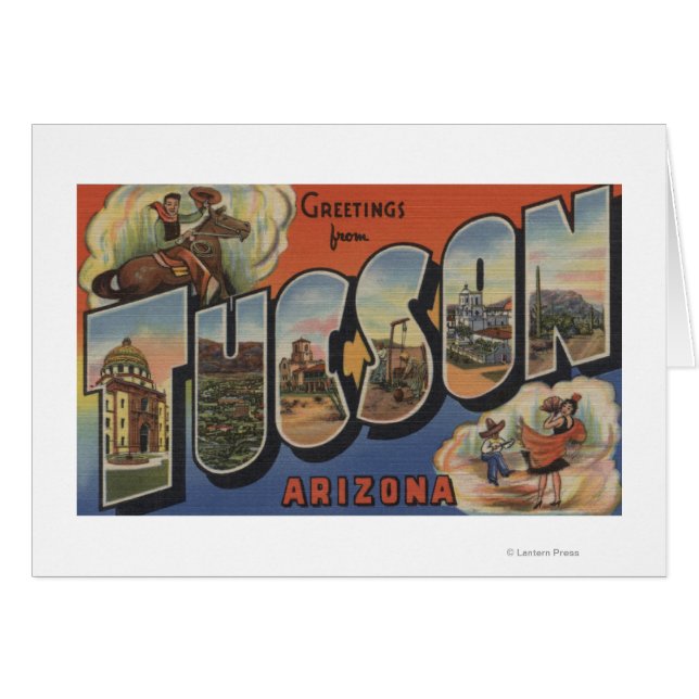 Tucson, Arizona - Scènes de grandes lettres 2 (Devant horizontal)