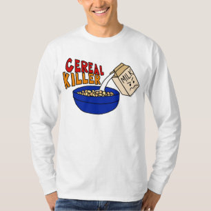 Tueur de céréale, T-shirt fou de cuvette du visa