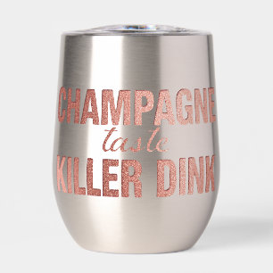 Tueur de goût de champagne Pickleball rose rose