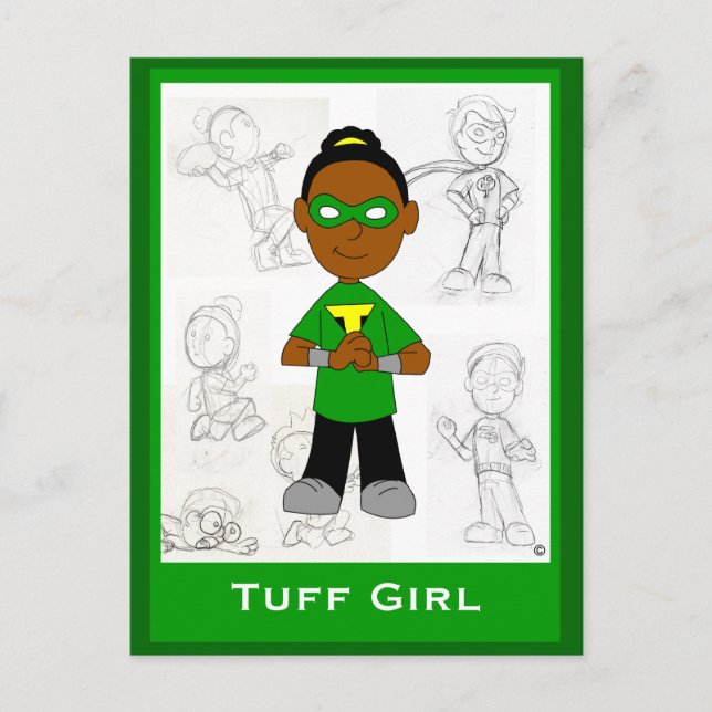 Tuff Girl : Carte postale (Devant)
