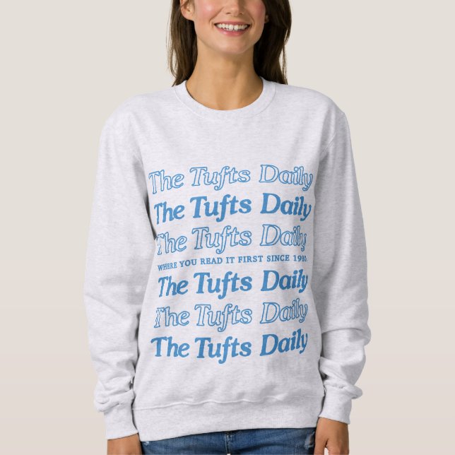 Tufts Sweatshirt de crou quotidien de l'équipage ( (Devant)
