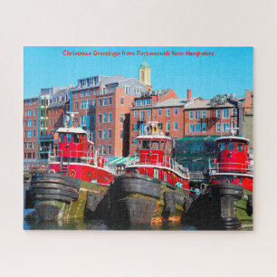 Tug Boats Portsmouth New Hampshire. Jigsaw Puzzle
