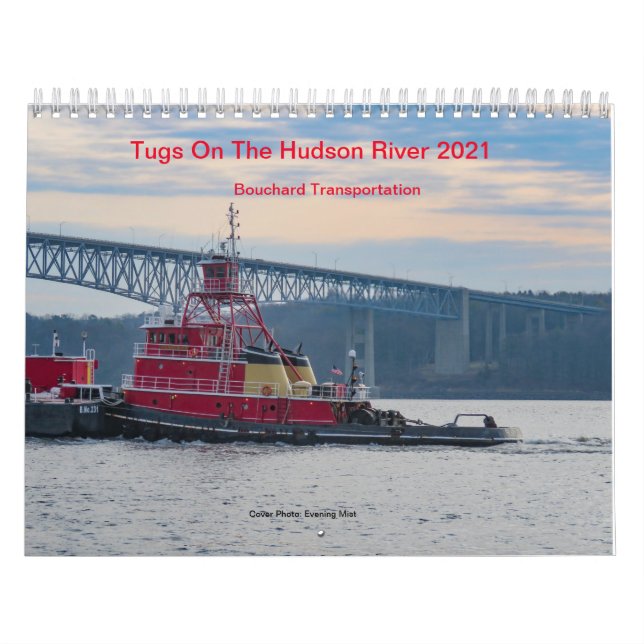 Tugs On The Hudson River 2022 Calendrier Bouchard (Protection)