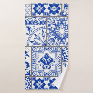 Tuile en patchwork sans couture avec motifs victor