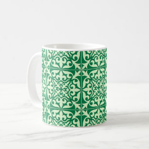 Tuile marocaine - émeraude et vert clair Mug