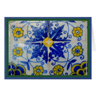 Tuiles bleues, jaunes et vertes de Toledo, Espagne