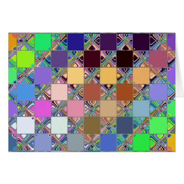 Tuiles de mosaïque colorées (Devant horizontal)