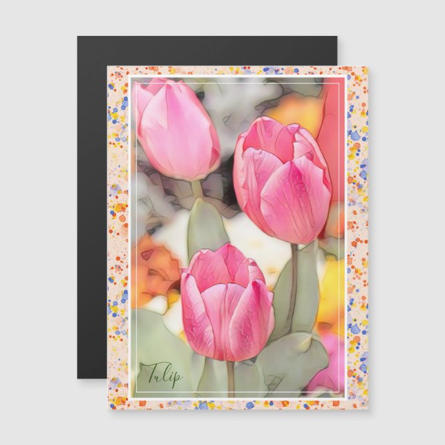 Tulip [Magnet Card] (Devant / Derrière)