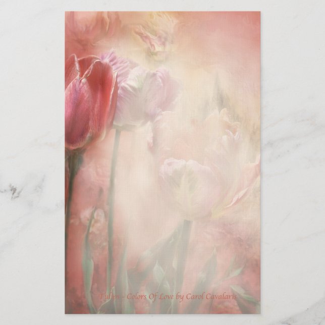 Tulipe-Couleurs de papeterie d'amour (Devant)