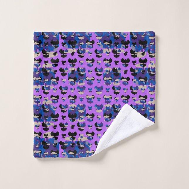 Tulipe de Flamme Céleste Contenue (Gant de toilette)