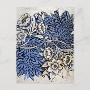 "Tulipe et saule" par William Morris - carte