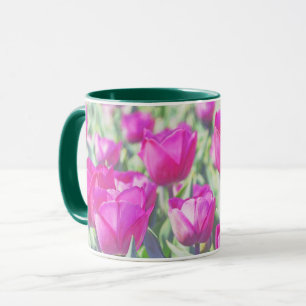 Tulipe rose Fleurs Floral Art Mug