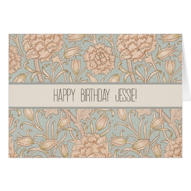 Tulipe sauvage de William Morris, design floral (Devant horizontal)