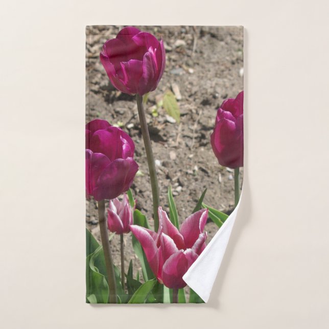 Tulipes (Serviette à main)
