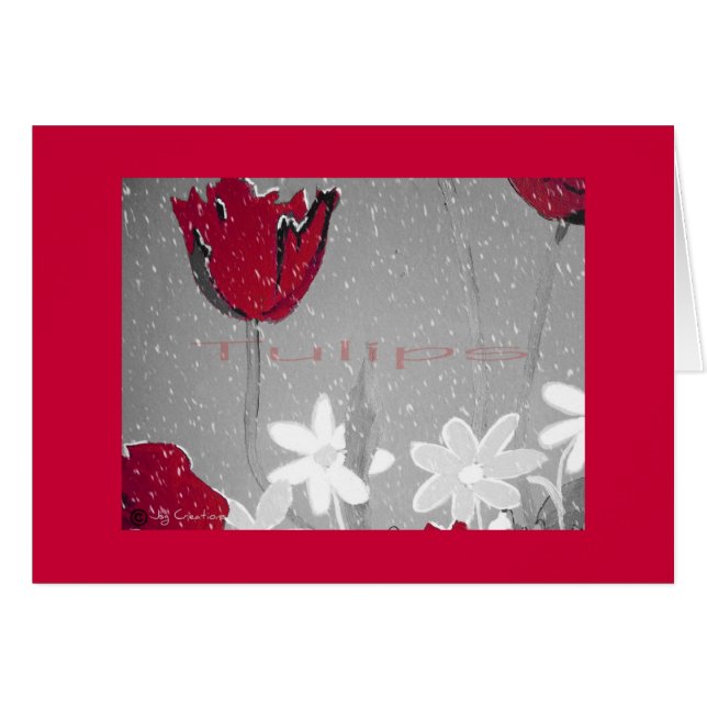 "Tulipes " (Devant horizontal)