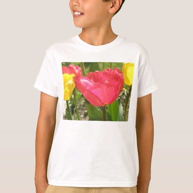 Tulipes à franges T-shirt enfant (Devant)