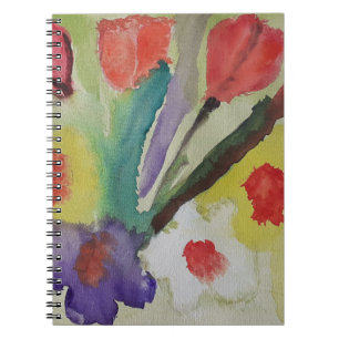Tulipes Abstraites et Carnet de fleurs de printemp
