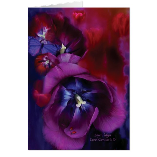 Tulipes ArtCard d'amour (Devant)