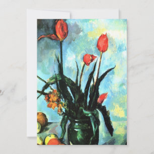 Tulipes dans un vase par Paul Cezanne, Art ancien