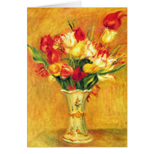 Tulipes de Pierre Renoir, Impressionnisme Vintage