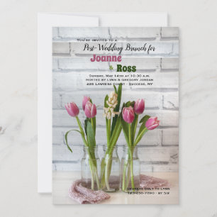 Tulipes et Hyacinthe Invitation